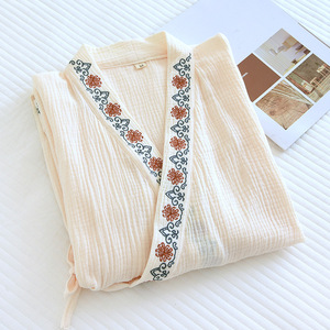 Pigiami per <span class=keywords><strong>Bambini</strong></span> Personalizzati all'Ingrosso, Abbigliamento da Notte in Cotone, Pigiami Ricamati e Stampati per Donne, Kimono e <span class=keywords><strong>Accappatoi</strong></span> in Cotone - Product Image 4