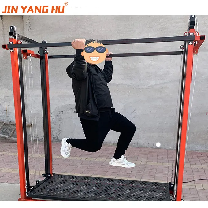 Jin Yang Hu Elektrische Steiger Met Motor Lift Draagbare Echafaudage Elevatrice 110V Gemotoriseerde 500Kg Steigers Voor De Bouw