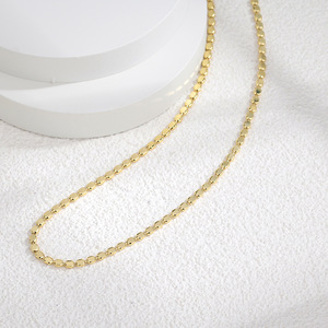 High-End Trendy 18K Gold Plated Claw Setting Necklace with Diamond and Zircon Beads for Weddings and Parties Made of Brass - Product Image 3