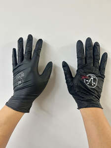 Guantes de Nitrilo Personalizados con Logotipo, 4mil 5mil, para Salón de Belleza, Tatuajes, Color Morado, Verde, Azul, Rosa, Negro - Product Image 3