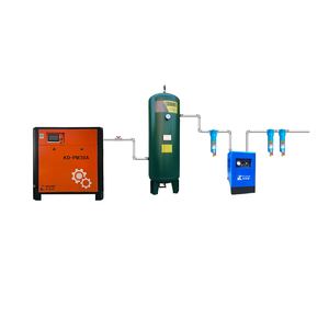 Compresseur d'air rotatif à vis KELAIDE KD-PM30A 380V, refroidi par air, modèle industriel stationnaire, ultra silencieux, lubrifié, garantie 5 ans - Product Image 4