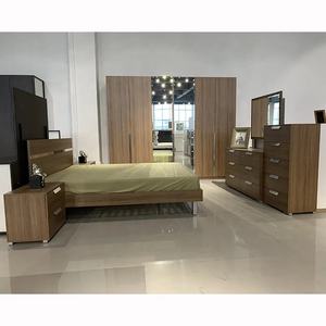 NOVA Queen – ensemble de <span class=keywords><strong>chambre</strong></span> à <span class=keywords><strong>coucher</strong></span> en mélamine, meubles, lit de mariage moderne, lit de King Size, lits d'adultes complets en bois - Product Image 2