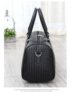 Nuova Elegante <span class=keywords><strong>Borsa</strong></span> da <span class=keywords><strong>Viaggio</strong></span> Grande per <span class=keywords><strong>Uomo</strong></span> in <span class=keywords><strong>Pelle</strong></span> PU Nera per Weekend e Pernottamenti in Offerta - Product Image 3