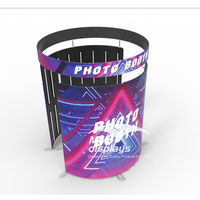 Photomaton automatique avec impression personnalisée, rotation à 360 degrés, cabine de photomaton