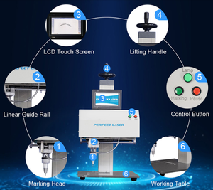 เครื่องมาร์คกิ้งแบบจุดด้วยลม (Pneumatic Dot Peen Marker) ความแม่นยำสูง เหมาะสำหรับการสลักชื่อโลหะผสมอะลูมิเนียม ทองแดง และโลหะอื่นๆ บนแผ่นป้ายชื่อรถยนต์ - Product Image 4