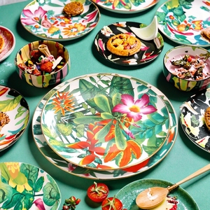 Platos de Porcelana Esmaltada de Lujo de 10 Pulgadas al por Mayor, Vajilla Ecológica de Grado Alimenticio para Regalos - Product Image 4