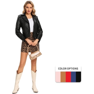 Chaqueta de Cuero para Mujer, Estilo Casual de Invierno, Secado Rápido, Precio Económico, Cuero Genuino, Superventas - Product Image 2