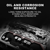 Prix Usine Mégasale Colle Silicone RTV Écologique Rouge 999 Mastic Sans Joint pour Pare-brise Automobile et Moto