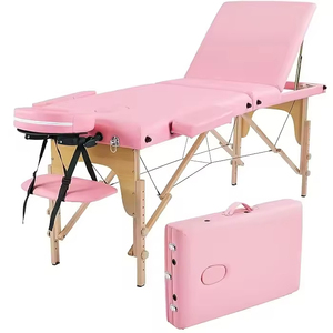 Lit <span class=keywords><strong>de</strong></span> <span class=keywords><strong>massage</strong></span> esthétique pour salon <span class=keywords><strong>de</strong></span> beauté, <span class=keywords><strong>housse</strong></span> en cuir, 3 sections pliables, lit pour extensions <span class=keywords><strong>de</strong></span> cils, <span class=keywords><strong>table</strong></span> <span class=keywords><strong>de</strong></span> <span class=keywords><strong>massage</strong></span> - Product Image 1