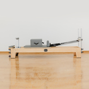 <span class=keywords><strong>DEREN</strong></span> GH88 Reformer Pilates in Legno d'Acero dal Design Moderno e Minimalista, Regolabile, con Telaio Ecologico per Studi di Pilates - Product Image 6