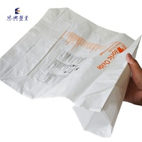 Sacs en plastique tissés en ciment 40kg 50kg 25kg PP personnalisés Sacs valves en béton étanches pour le stockage et le transport de produits chimiques
