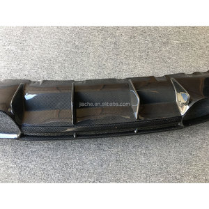 Cover Paraurti Diffusore Labbro Posteriore in Fibra di Carbonio per <span class=keywords><strong>Alfa</strong></span> Romeo <span class=keywords><strong>Giulia</strong></span> Standard 2017-2020 Kit Carrozzeria Protezione Paraurti in VTR - Product Image 3