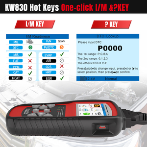 KONNWEI KW830 Auto OBD2 ECU Scanner diagnostico codice guai per Auto 12V - Product Image 5