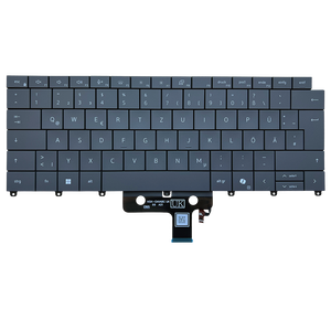 คีย์บอร์ดแล็ปท็อปมีไฟด้านหลังของเยอรมันสำหรับ Dell <span class=keywords><strong>Pro</strong></span> <span class=keywords><strong>MAX</strong></span> <span class=keywords><strong>14</strong></span>แป้นพิมพ์ NSK-DAVABC MA14250 028RCY AI เวอร์ชั่นต้นฉบับ - Product Image 1