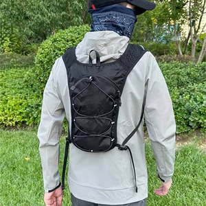 Áo chạy bộ cho nữ nam có dây đeo ngực điều chỉnh được, ba lô chạy bộ tích hợp bình nước, áo chạy bộ thoáng khí, phản quang - Product Image 6