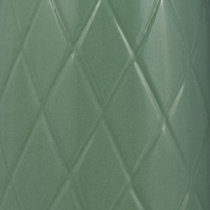 Vaso in ceramica con motivo a quadri per l'arredamento del soggiorno e vaso decorativo per fiori per la camera da letto - Product Image 5