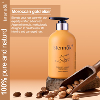 Shampo & Kondisioner Minyak Argan Nabati Label Pribadi Grosir Vegan Asam Amino Bernutrisi Melembapkan Perawatan Rambut Alami