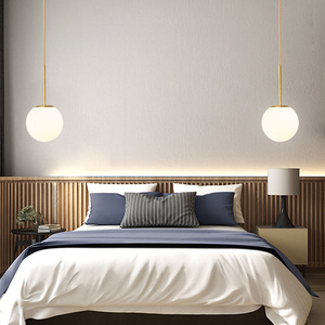Lámpara colgante redonda minimalista moderna E27 Led de un solo cabezal para dormitorio y sala de estar - Product Image 3