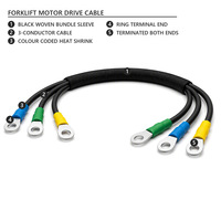 Câble moteur pour chariot élévateur électrique, haute tension, robuste, avec borne annulaire pour moteur de traction, directement de l'usine