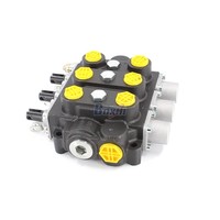 Vanne de commande hydraulique industrielle RD5300NPT-3OT à 3 bobines, 3/4 NPT, 100 L/min, fournie par le fabricant
