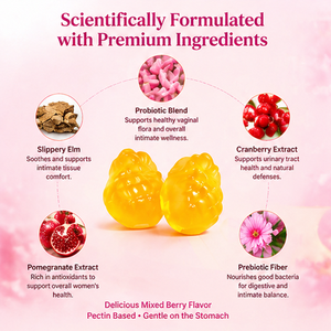 Gomitas Probióticas <span class=keywords><strong>para</strong></span> el Equilibrio Femenino, Probióticos Vaginales <span class=keywords><strong>para</strong></span> el Equilibrio del PH, Venta al Por Mayor OEM - Product Image 3
