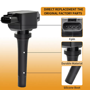 Высокое качество автомобиля bobinas de encendido для Mazda 6 CX5 H6T61271 4 Катушка зажигания + 4 иридиевая Свеча зажигания pack PE2018100A(4 контакта) - Product Image 3