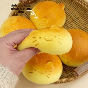 Squishies de Pan con Forma de Animales Kawaii, de Rebote Lento, Textura Ultra Suave y Húmeda, Juguete Antiestrés, Accesorios de Decoración para Fotografía, Venta al por Mayor, Pruebas y Certificación CPC - Product Image 3