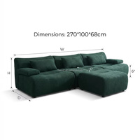 Canapé modulaire moderne en nuage, compressé sous vide, sans structure, sectionnel, paresseux, pour salon, mobilier de maison, usine OEM