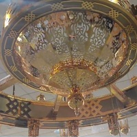 Personnalisé Grand Éclairage Arabe Masjid Populaire Art Moderne Design Hôtel Plafonniers Suspendus Lustre de Luxe pour Grand