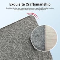 Sac de rangement en feutre personnalisé à la vente, étui pour ordinateur portable, sac portable pour tablette PC, sac de protection