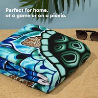 Serviette de Plage Ronde Grande Taille de Qualité Supérieure en Gros avec Franges Imprimées – Design Prêt à l'emploi ou Personnalisé pour l'Été