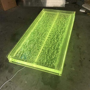 Tùy Chỉnh LED Bong Bóng Nước Tường Thiết Kế Chờ Đợi Phòng Bàn Cà Phê - Product Image 5