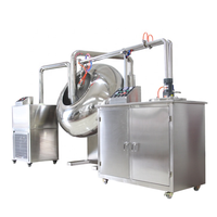 Industriële nieuwe fabrieks prijs origineel ontwerp amandel chocolade spuitmachine voor noten melk fruit 1-300kg capaciteit
