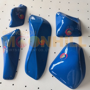 Mejor trampolín Ninja Warrior Rock Climbing Wall Niños <span class=keywords><strong>Escalada</strong></span> Rock Panel al aire libre - Product Image 2