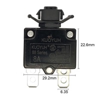 Disjoncteur thermique de protection contre les surcharges pour moteur de compresseur solaire à clipser Kuoyuh série 88 8A