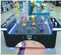Máquina de Juego Arcade de Lucha con Robots, Diseño Atractivo, Operada con Monedas, para 4 Jugadores, con Gabinete Metálico, para Niños