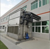 Tour industrielle de refroidissement par eau en boucle fermée 80t 60 tonnes 10t 15t Tour industrielle de refroidissement par eau fermée 1000 M3