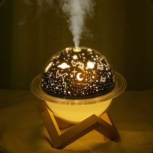 Diffuseur 200 ml Mini <span class=keywords><strong>Planet</strong></span> Re-entry Capsule, humidificateur à impulsion à brume froide avec LED à changement de couleur USB pour bureau et chambre - Product Image 4