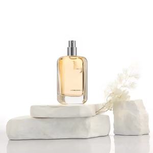 Flacon de parfum en verre rectangulaire haut de gamme à fond épais, vide, avec bouchon, 50 ml, 100 ml, faible MOQ - Product Image 3