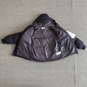 Unisex Hooded Cotton Padded Jacket Arm Buckle Tag Windproof Quilted <b>Coat</b> Multi Color Winter Street Outerwear - Product Image 6