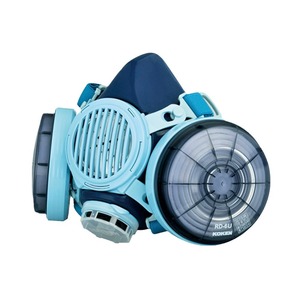 Koken <b>Protective</b> Face <b>Shield</b> Type 7 Wide View Hard Coated Anti Formaldehyde Dustproof Respirator Mask - Product Image 3