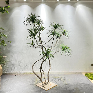 Árbol de sangre de dragón Artificial de alta calidad, árbol de bambú <span class=keywords><strong>del</strong></span> cielo <span class=keywords><strong>del</strong></span> <span class=keywords><strong>sur</strong></span>, decoración interior para el hogar y la Oficina, simulación de planta verde, árbol bonsái - Product Image 2