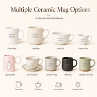 Tasse en céramique de porcelaine fine personnalisée 15/16/17/18 oz grande capacité, anti-fuite, sans danger pour les aliments, avec boîte cadeau, idéale pour les dons collectés