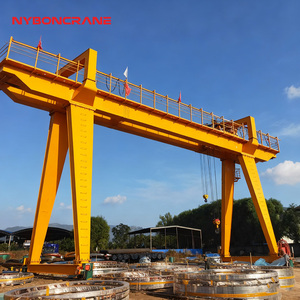 Gru a portale industriale a doppia trave da 150 tonnellate standard ISO con protezione da sovraccarico per terminal portuale - Product Image 1