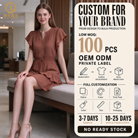 Fabriqué en Chine OEM ODM Logo de marque Petites commandes Fabricants de vêtements de créateurs personnalisés Vêtements haut de gamme Y2K Robes pour femmes sur mesure