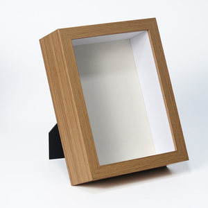 Đen Trắng óc chó Gỗ MDF 24x16 bóng hộp sâu 3D bóng hộp khung bán buôn - Product Image 6