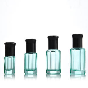 Flacon à bille <span class=keywords><strong>en</strong></span> verre octogonal pour huile essentielle, attar ou oud, 3 ml, 6 ml, 9 ml, 12 ml, mini flacon/flacons, diverses couleurs - Product Image 5