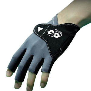 قفازات بلياردو 3 أصابع قابلة للتخصيص عالية الجودة تسمح بتنفس عدم الانزلاق قفازات حمام السباحة السنوكر للرياضة في الهواء الطلق - Product Image 5