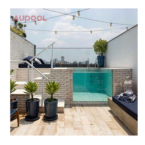 Proveedores China Acrílico transparente al aire libre Jet Shell Inground Fibra de vidrio Swim Spa Piscina - Product Image 2