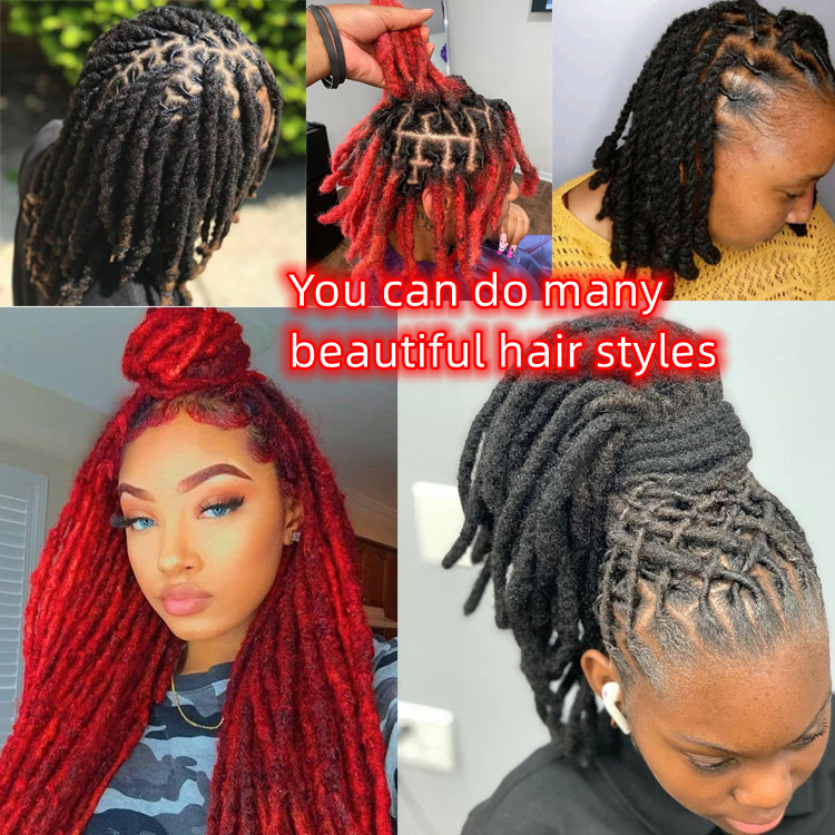 KAMA Afro Curly Human Afro Kinky Bulk Hair Human Hair Micro Braids Bulk 100% Human Bulk Hair for Dreadlocks Extensions Detail Section 9